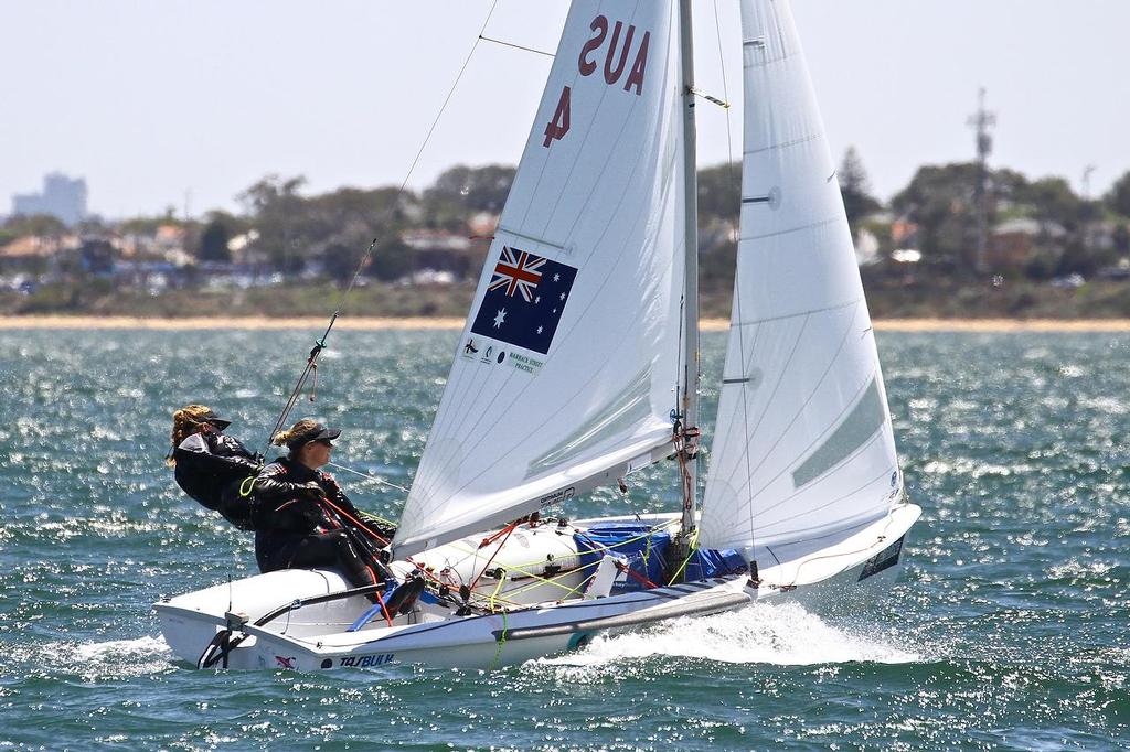 ISAF Sailing World Cup, Melbourne Day 1 - Womens 470 © Richard Gladwell www.photosport.co.nz